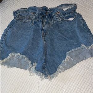 Denim shorts